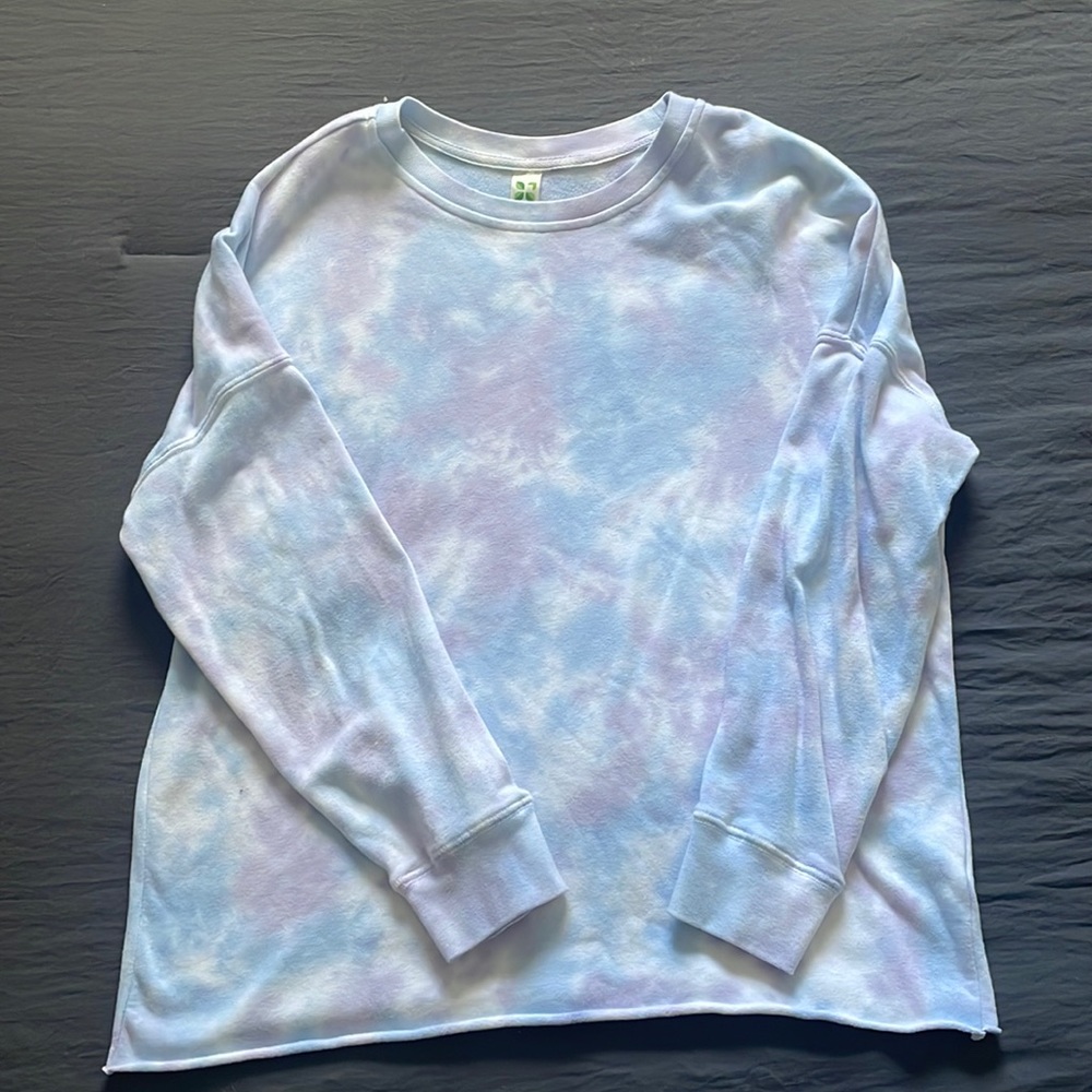 GreenTea tie dye crewneck